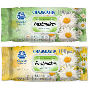 Freshmaker Premium Baby Toallitas húmedas 72 piezas con Fliptop 17*20cm 45gsm Alta calidad Mejor precio Frescura asegurada - Product Image 3