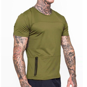 Camiseta Lisa para hombre, camiseta de poliéster, camisetas rápidas, logotipo personalizado con impresión por sublimación, camisetas deportivas Unisex para gimnasio para hombre - Product Image 4