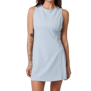 Meilleures ventes : Robe de tennis sans manches pour femme avec short intégré, respirante et personnalisable, style débardeur, avec jupe de tennis courte - Product Image 1