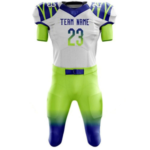 Uniforme de football américain personnalisé de qualité unique en gros équipe 100% uniforme de football américain en polyester - Product Image 2