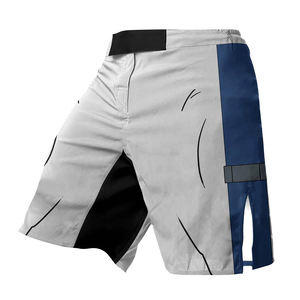 Pantalones Cortos de MMA para Adultos, Color Blanco, Diseño Sublimado, Elásticos, de Secado Rápido, Ligeros, para Kickboxing, Lucha, Grappling, BJJ, Artes Marciales - Product Image 5