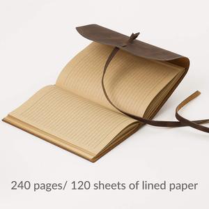High Quality Custom Diary Leather <b>Journal</b> <b>Travel</b> Leather Diary Eco-friendly Leather Personalized Diary <b>Gift's</b> OEM & FBA Product - Product Image 5