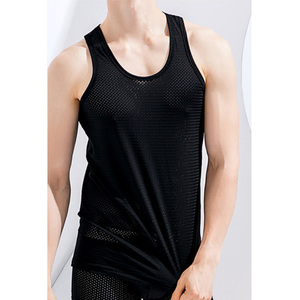 Camiseta Deportiva de Alta Calidad, Camiseta sin Mangas para Gimnasio, Camiseta con Logo Personalizado para Hombre - Product Image 4