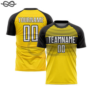 Vente en gros de chemises d'uniforme de football pour adultes Chemises de football à manches courtes pour hommes avec impression personnalisée Maillots de football français respirants - Product Image 1