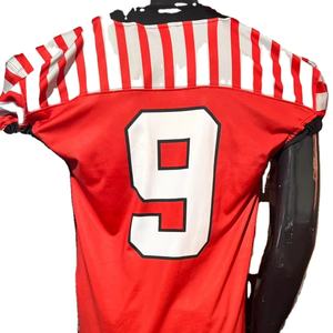 Maillot de football américain maillot de fan broderie par sublimation pour parents grande taille support personnalisé Fabricant d'usine du Pakistan - Product Image 1