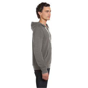 OEM High Quality Fleece Screen Print Custom Logo Thermal Hoodie Casual Full <b>Zip</b> <b>up</b> Hoodie Men - Product Image 3