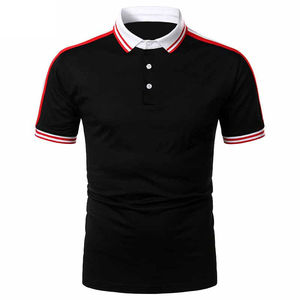 Camiseta Polo de Algodón y Poliéster Más Barata para Hombre, Proveedor de Alta Calidad con Logotipo Bordado, Camiseta de Algodón con Cuello Camisero - Product Image 1
