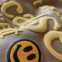 Sudaderas con capucha ligeras recortadas con dobladillo y cordón de gran tamaño para mujer con estampado de farol personalizado de nuevo estilo al por mayor - Product Image 6