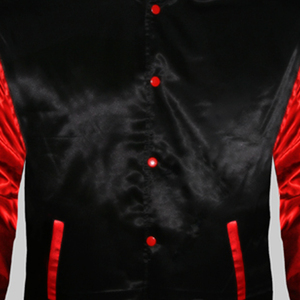 Veste universitaire pour homme - Style classique de collège, col montant en toile, respirante et coupe-vent, ajustement confortable, veste décontractée d'hiver - Product Image 6