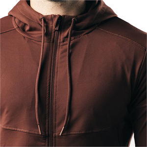 Ensemble de survêtement de fitness XL avec sweat à capuche zippé et pantalon de jogging, respirant, coupe-vent, écologique, séchage rapide, design uni, impressions de logo personnalisables - Product Image 5