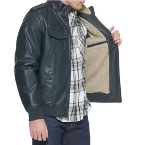 Chaqueta de Cuero de la Mejor Calidad, Nuevo Estilo, Chaqueta de Cuero de Color Sólido, Chaqueta de Cuero a Precio Razonable - Product Image 4