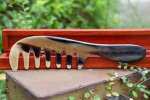 The CRAFT EXIM Other Material Handcrafted Hand Engraved <b>Hair</b> <b>Comb</b> for Daily Grooming and Smooth <b>Hair</b> Use - Product Image 6