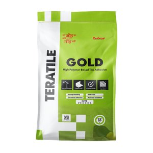 Adhésif de fixation pour carrelage modifié aux polymères de qualité supérieure TERATILE GOLD C2TE, adapté à la fixation de carrelage sur les murs et les sols, fabricant - Product Image 1