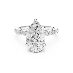 18K Floral design <b>adjustable</b> <b>ring</b> for women - Product Image 4