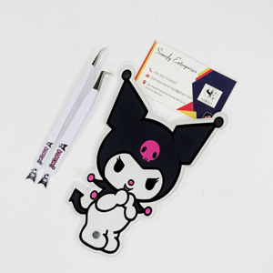 Hello Kitty Trap Lash Tile Extensions de cils Pince à épiler Logo personnalisé Carreaux acryliques Coeur Papillon Écologique Personnalisé Privé - Product Image 5