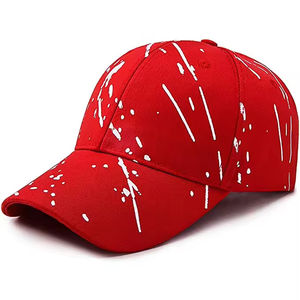 Gorra de béisbol de moda ajustable con ala curva de algodón bordado en blanco logotipo personalizado OEM sombrero transpirable - Product Image 1