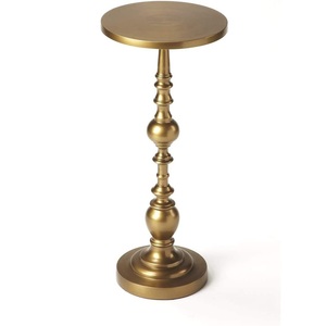 <b>Light</b> Gold Finished Iron Metal Side Table for Home Hotels Living Room Decorative Furniture Side Tables - Product Image 2