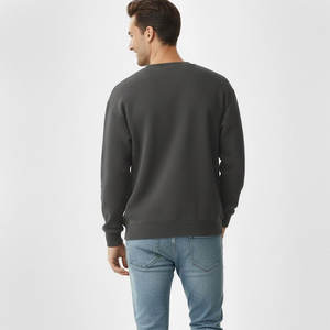 Sweat-shirt personnalisé style streetwear hip-hop avec intérieur en polaire confortable, coupe classique, 100% coton, pour la mode décontractée d'hiver et l'usage quotidien - Product Image 2