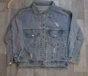 Veste en jean personnalisée de haute qualité pour hommes Streetwear vintage avec broderie bouton décoration motif imprimé décontracté formel hiver - Product Image 1