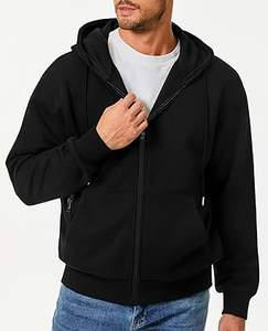 Hombres Ropa de invierno Sudaderas con capucha casuales Sudaderas con capucha de color sólido Ropa de moda Sudaderas con capucha ajustadas para hombres - Product Image 5
