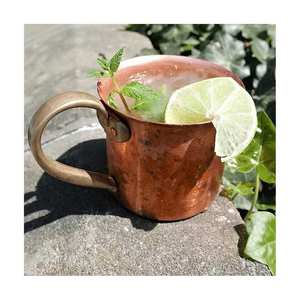 Taza de cobre de nuevo diseño Moscow Mule Tazas personalizadas con vaso de cobre puro minimalista de alta calidad sin plomo - Product Image 5