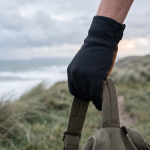 Gants de travail légers à séchage rapide, résistants au vent, en polaire softshell, avec grip en silicone, compatibles écran tactile, pour temps froid 786Q.Com-5510 - Product Image 5