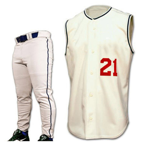 Uniforme de Béisbol Unisex al Por Mayor, Más Vendido, con Logotipo Personalizado, Nombre del Equipo, 100% Poliéster y Algodón, Manga Corta, Absorbe la Humedad - Product Image 3