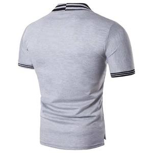 Nouveau design T-shirts polo décontractés Chemise polo vierge décontractée OEM service design T-shirt polo surdimensionné à prix bon marché Polyester/coton - Product Image 6