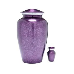 Urne artisanale élégante de haute qualité pour cendres humaines Finition en métal pour une beauté durable Idéal pour les services à domicile ou commémoratifs - Product Image 1