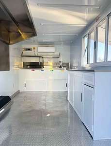 Işlenmiş paslanmaz çelik Fast Food & Restaurant römorklar Towable mobil kamyon iç<span class=keywords><strong>in</strong></span> dondurma Hotdogs şeker cips ve aperatifler - Product Image 5