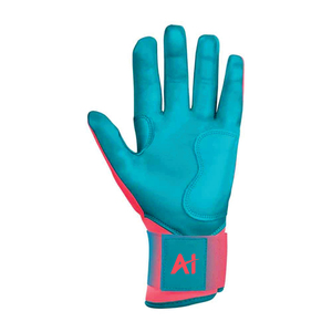 Professional Unisex Premium Goatskin Leather <b>Baseball</b> Batting Gloves with Hook Loop Closure Long Cuff for Training Entertainment - Product Image 4