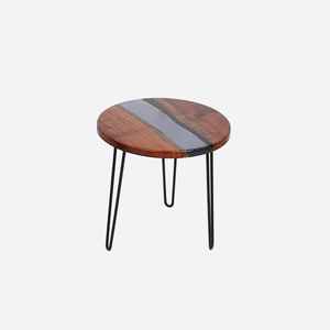 Handcrafted Custom <b>Epoxy</b> <b>Resin</b> Dining <b>Table</b> with Durable Metal Legs Polished Natural Wood <b>for</b> Luxury Home and Office Interiors - Product Image 1