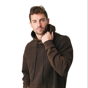Sudadera con capucha de gran tamaño para hombre con logotipo personalizado impreso sólido malva polar 100% algodón mangas completas y chaqueta de invierno con capucha - Product Image 1