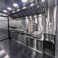 Remorque de restauration mobile à vendre, remorque alimentaire personnalisée avec aménagement de cuisine et équipement flexibles