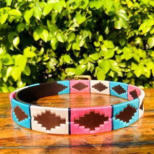 Exquisite Handcrafted Youth <b>Polo</b> Genuine Leather Belt Luxury High Quality Custom Length Business Fashion Signature Thread Work - Product Image 3