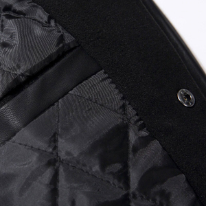 เสื้อแจ็คเก็ตผ้าใบสำหรับผู้ชายเสื้อแจ็คเก็ตผ้าแคนวาสแบบมีโลโก้ด้านหน้าเสื้อกีฬาธุรกิจคอปกตั้งสำหรับฤดูหนาว - Product Image 6