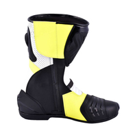Bottes de moto neige légères sur mesure de qualité supérieure, respirantes, imperméables, en cuir véritable et caoutchouc, hauteur cheville-genou, pour l'hiver