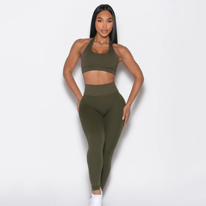 Leggings de yoga de gymnastique taille haute pour femmes pantalon élastique à séchage rapide prix d'usine - Product Image 2