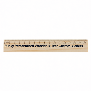 Righello in Legno Personalizzato Punky - Gadget su Misura - Product Image 2