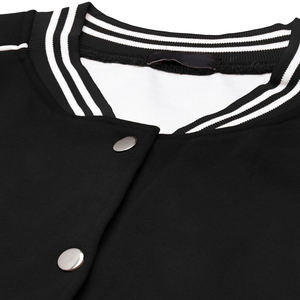 Chaqueta universitaria de lana para mujer, ropa informal acolchada de diseño personalizado, producto de clasificación superior, ropa informal a prueba de viento - Product Image 6