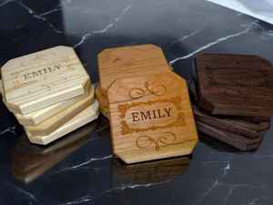 Posavasos de madera maciza resistente al calor y duradero Sheesham Wood Coaster Premium Quality - Product Image 4