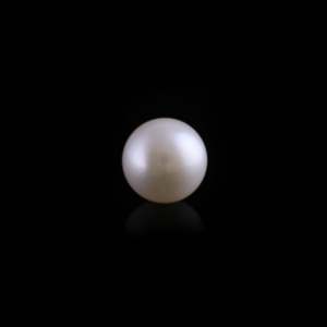 Perle d'eau douce naturelle de 10,9 carats, blanche rose dorée, pour la fabrication de bijoux - Product Image 1