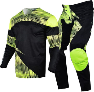 Traje de Carreras, Jersey y Pantalones para Motocross, Conjunto de Motociclismo, Ropa de Motocross, Pantalones y Jersey Unisex para Carreras Todoterreno - Product Image 4