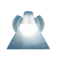 Ampoule LED Intelligente Premium à Détection de Mouvement par Radar E27, Contrôle Sonore et Lumineux, Éclairage Intérieur, Attributs Personnalisables