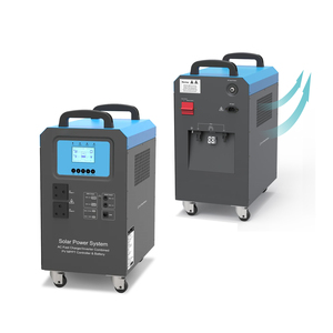 Ev kullanımı taşınabilir 1500W MPPT güneş jeneratör 2 adet GÜNEŞ PANELI lityum pil Off-grid güneş enerjisi sistemi zemin montaj - Product Image 5