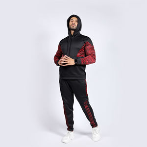 ชุดวอร์มแฟชั่นผู้ชายแบบมีฮู้ด ดีไซน์ล่าสุด ผ้าฝ้าย 100% สำหรับฤดูหนาว ดีไซน์ 2 in 1 ผลิตจากโรงงาน ราคาถูก คุณภาพสูง ชุดออกกำลังกาย - Product Image 3