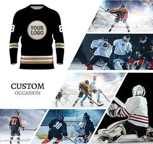 Le plus populaire concevez votre propre logo uniforme de hockey sur glace grande taille pour adulte - Product Image 1