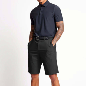 Pantalones cortos de golf ligeros para hombre, transpirables y que absorben la humedad, ideales para climas cálidos y actividades al aire libre - Product Image 1