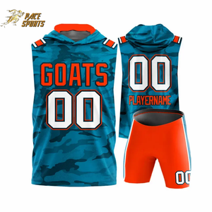 Uniforme de football américain 7 V 7 imprimé personnalisé par sublimation pour jeunes vente en gros d'uniformes de football coupe régulière 7 sur 7 - Product Image 1