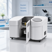 Spectrophotomètre d'absorption atomique AAS avec logiciel Windows QA/QC, calcul SD RSD, vérification de la courbe de calibration pour les tests en laboratoire